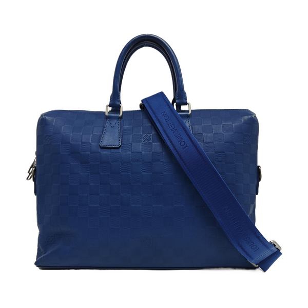 PORTE-DOCUMENTS Damier Calfskin Blue