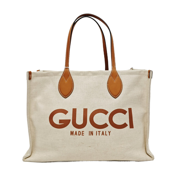 Canvas Tote Bag Beige