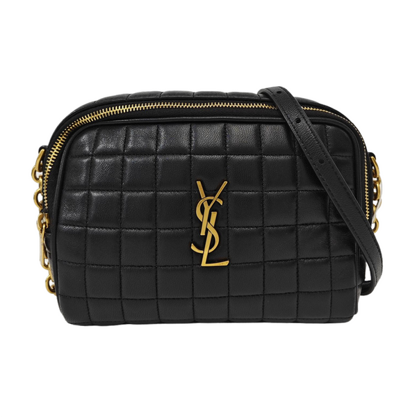 Quilted Lambskin Crossbody Bag Mini Black