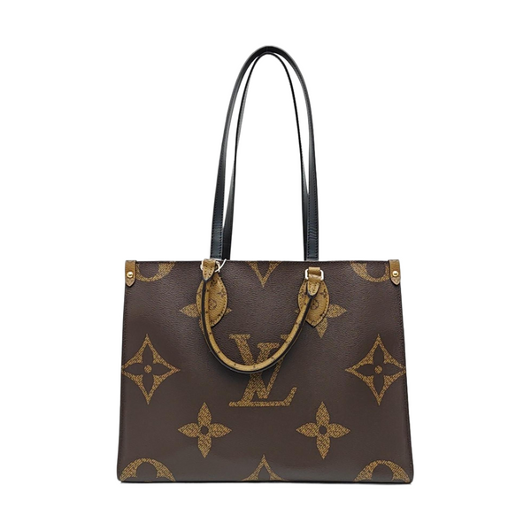 ONTHEGO MM Monogram Coated Canvas Brown