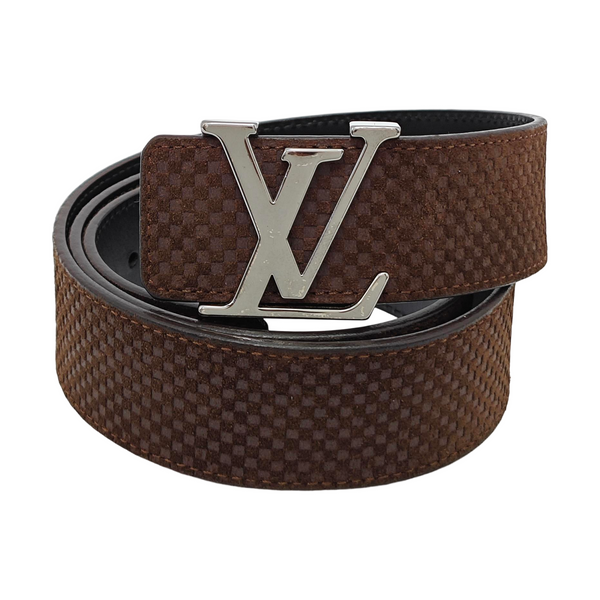 Suede Belt Brown