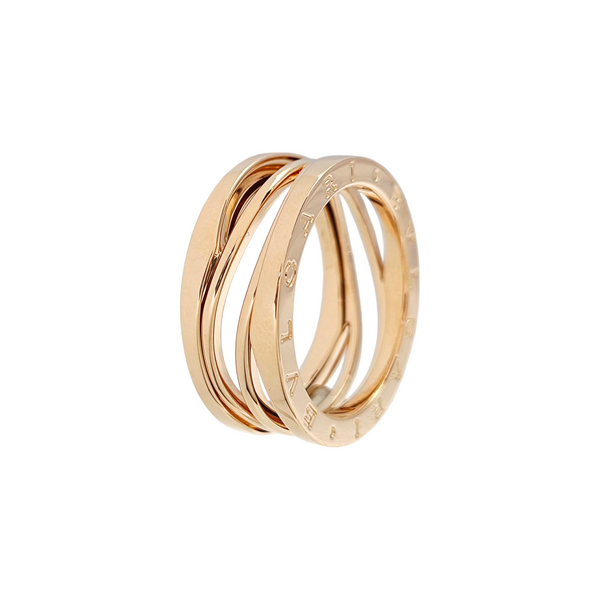 B.ZERO1 18k Rose Gold Ring EU 60