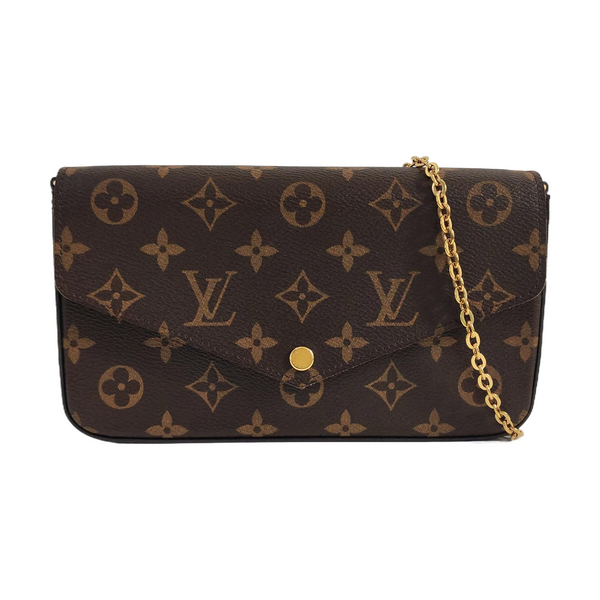 FÉLICIE Monogram Coated Canvas Brown