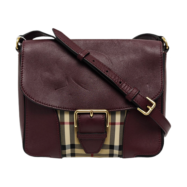 Calfskin Crossbody Bag Red