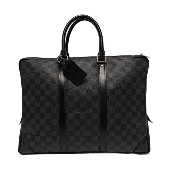 PORTE-DOCUMENTS Damier Graphite Coated Canvas Black