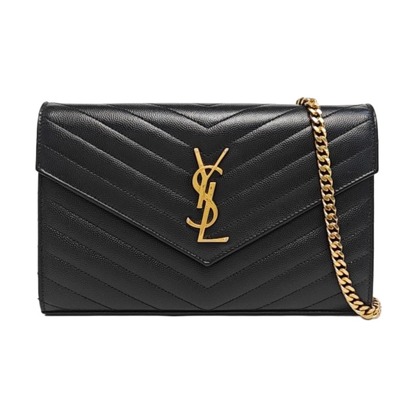 MONOGRAM Medium Quilted Calfskin Black