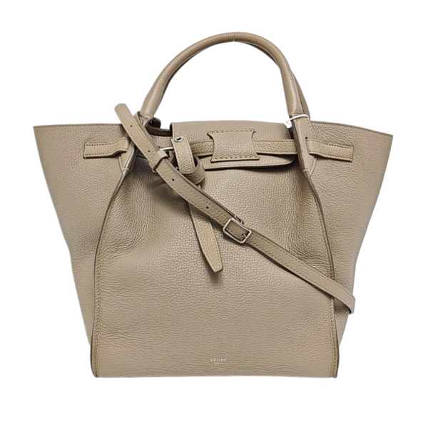 BIG BAG Small Calfskin Gray