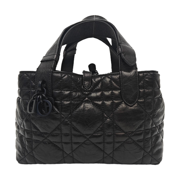 Toujours Small Cannage Calfskin Black