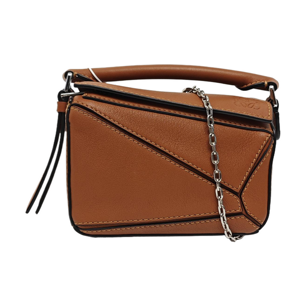 Puzzle Nano Calfskin Brown