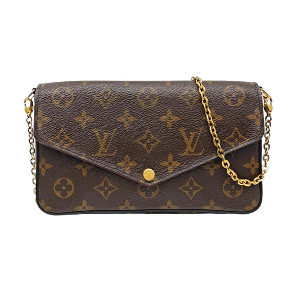 FÉLICIE Monogram Coated Canvas Brown