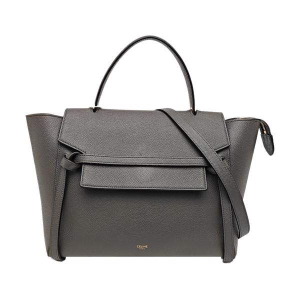 BELT Mini Calfskin Gray