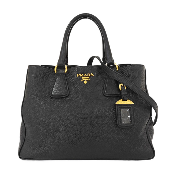 Calfskin Shoulder Bag Black
