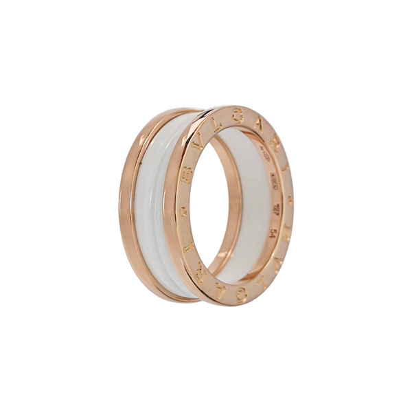 B.ZERO1 18k Rose Gold Ring EU 54