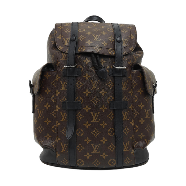 CHRISTOPHER MM Monogram Coated Canvas Brown