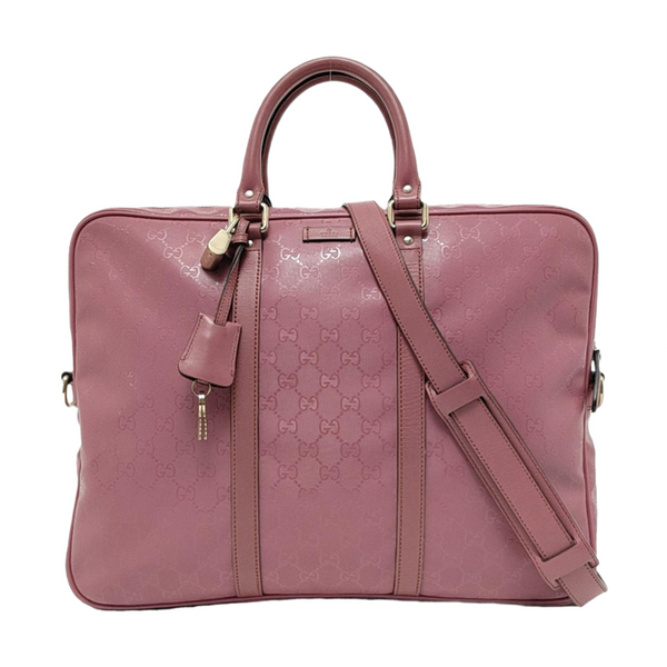 Signature Monogram Coated Canvas Pink