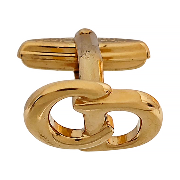 Gemelos de metal dorados