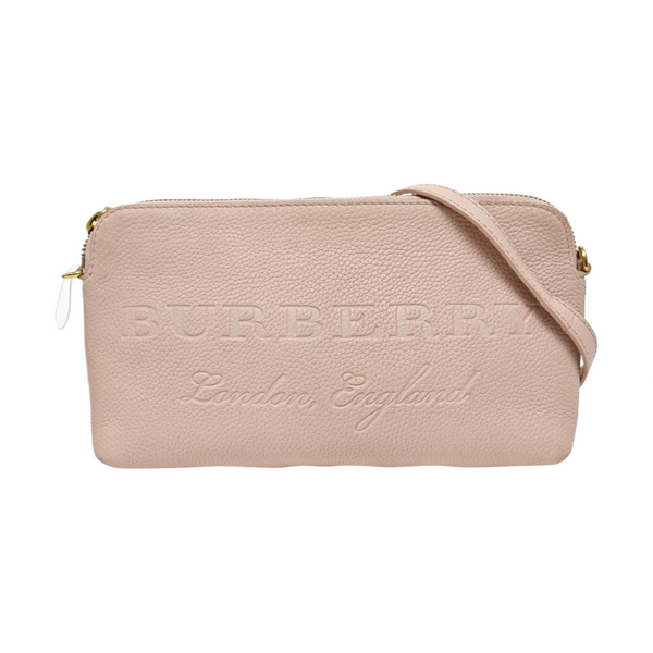 Calfskin Crossbody Bag Pink