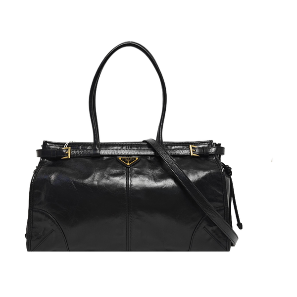 Bonnie Large Calfskin Black