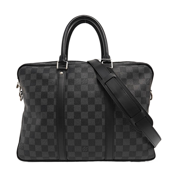 PORTE-DOCUMENTS PM Damier Graphite Coated Canvas Gray