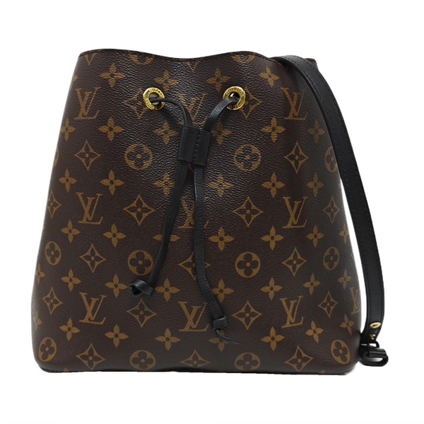 NÉONOÉ MM Monogram Coated Canvas Brown