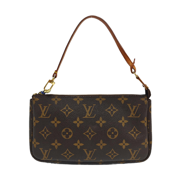 ACCESSOIRES Monogram Coated Canvas Brown