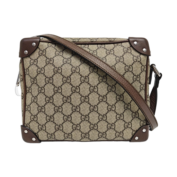 Trunk Monogram Coated Canvas Brown