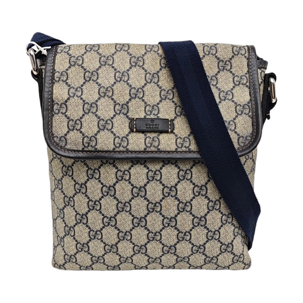 Monogram Coated Canvas Shoulder Bag Beige