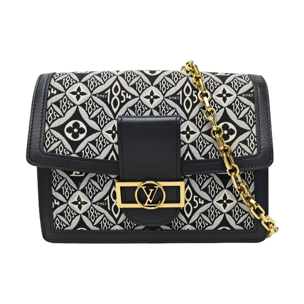 DAUPHINE MM Monogram Fabric Gray
