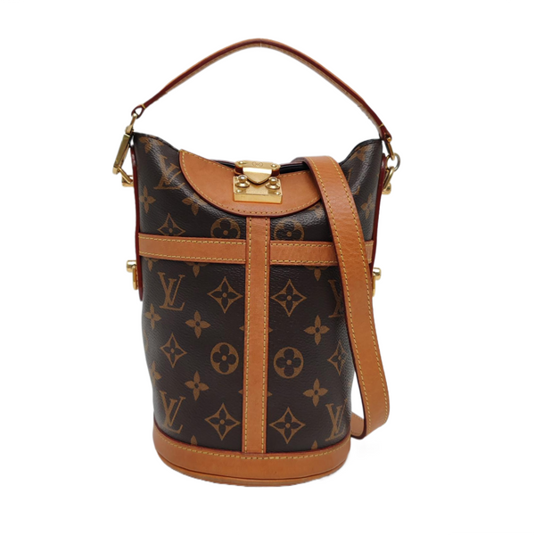 DUFFLE Monogram Coated Canvas Brown
