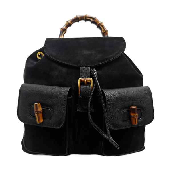 Bamboo 1947 Medium Suede Black