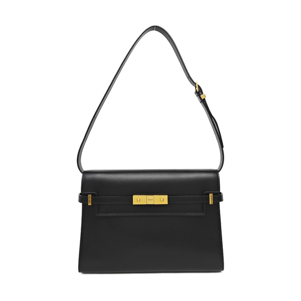 MANHATTAN Medium Calfskin Black