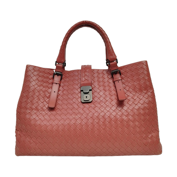 Authenticated pre-owned Roma Calfskin Pink - Top Handle Bag at Looply