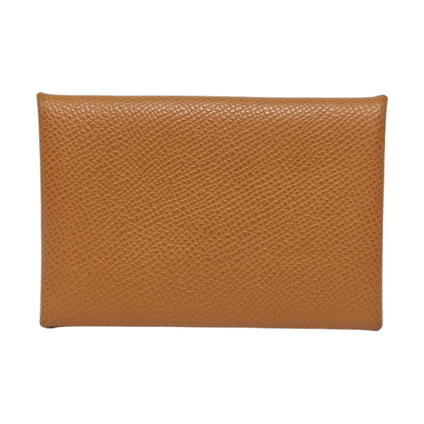 Calvi Epsom Brown Card Holder
