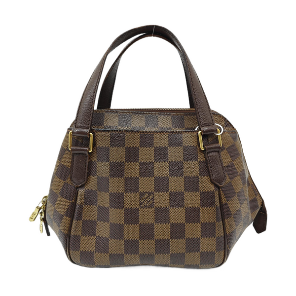 BELEM PM Damier Ebene Coated Canvas Brown
