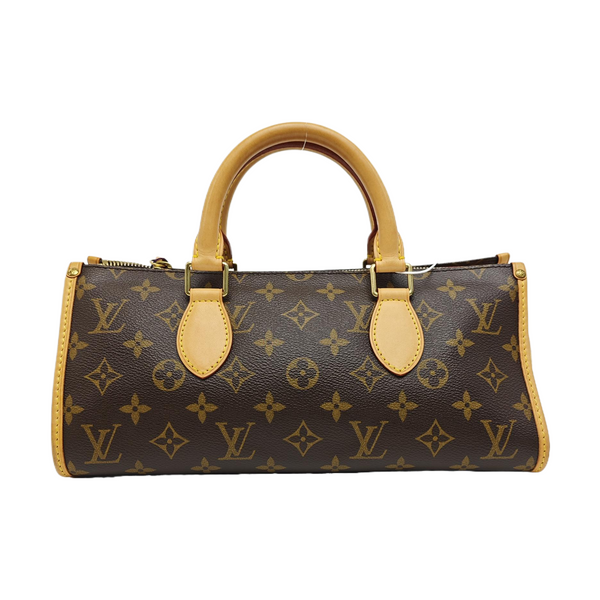 POPINCOURT Monogram Coated Canvas Brown