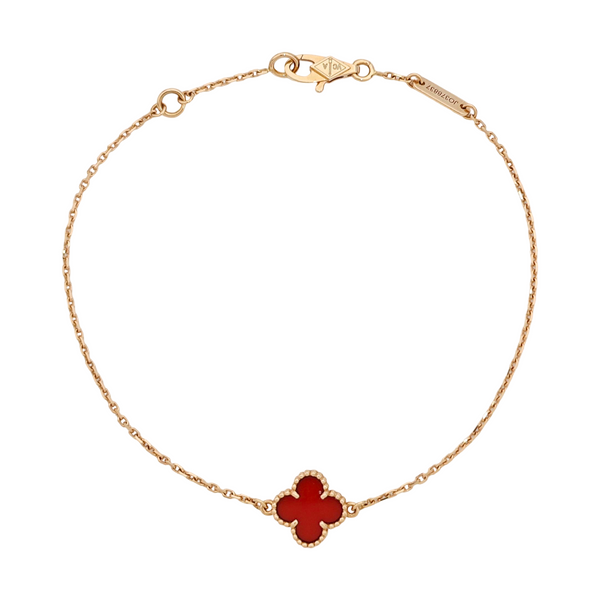 Sweet Alhambra 18k Rose Gold Bracelet