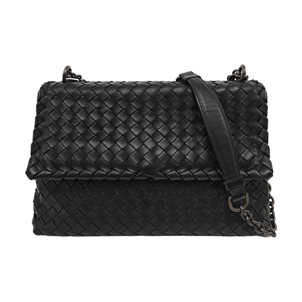Lambskin Shoulder Bag Black