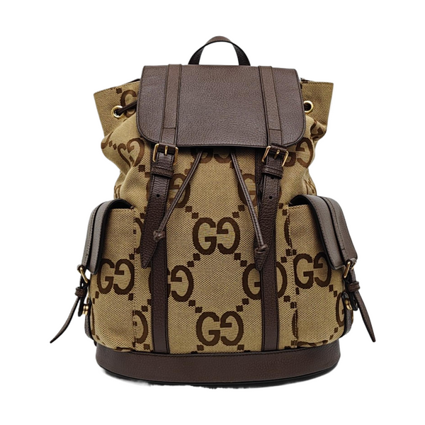 Monogram Canvas Backpack Beige