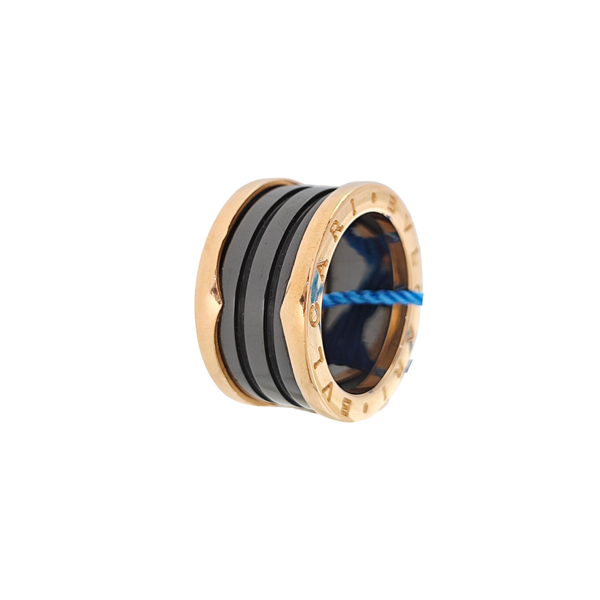 B.ZERO1 18k Rose Gold Ring EU 53