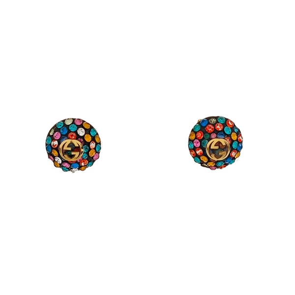 Metal Gold Stud Earrings