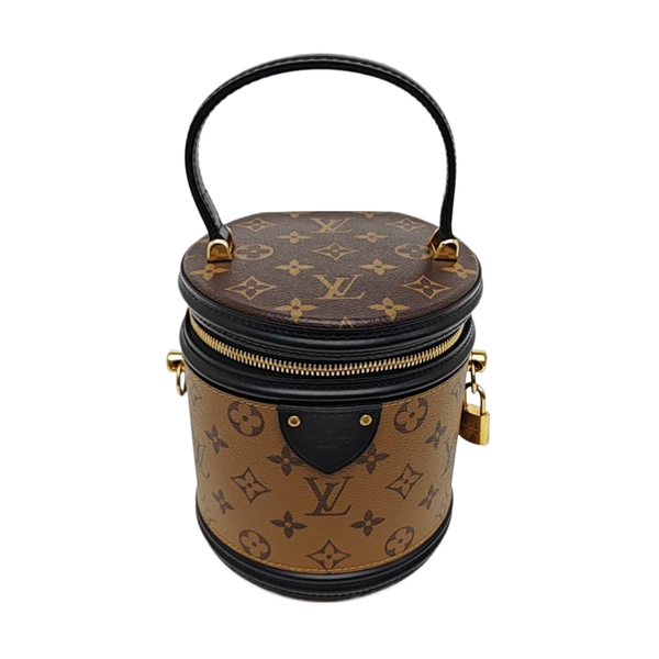 CANNES PM Monogram Coated Canvas Brown