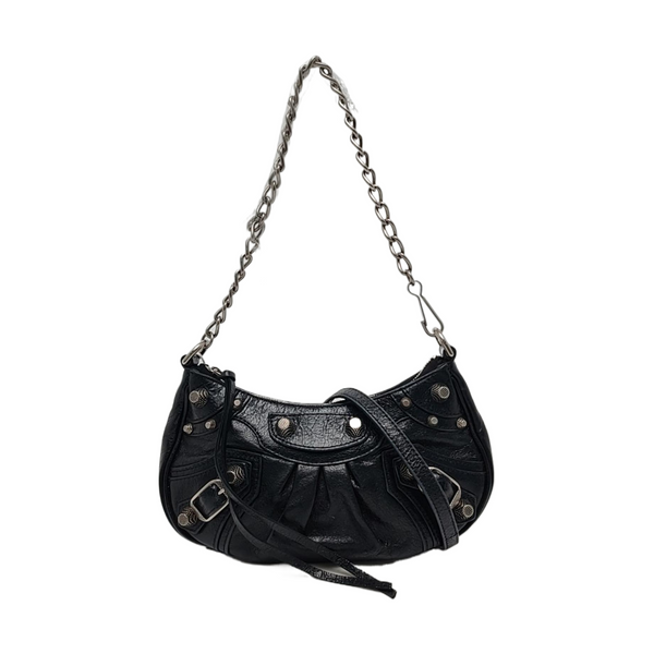 Le Cagole Mini Lambskin Black