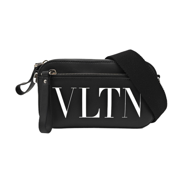 Vltn Small Calfskin Black