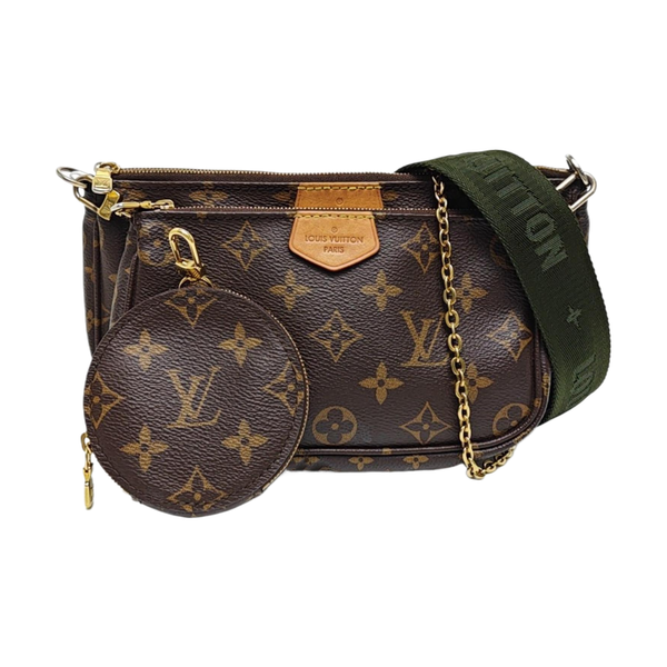 MULTI Monogram Coated Canvas Brown