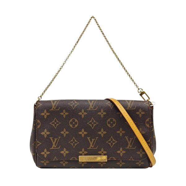 FAVORITE PM Monogram Coated Canvas Brown