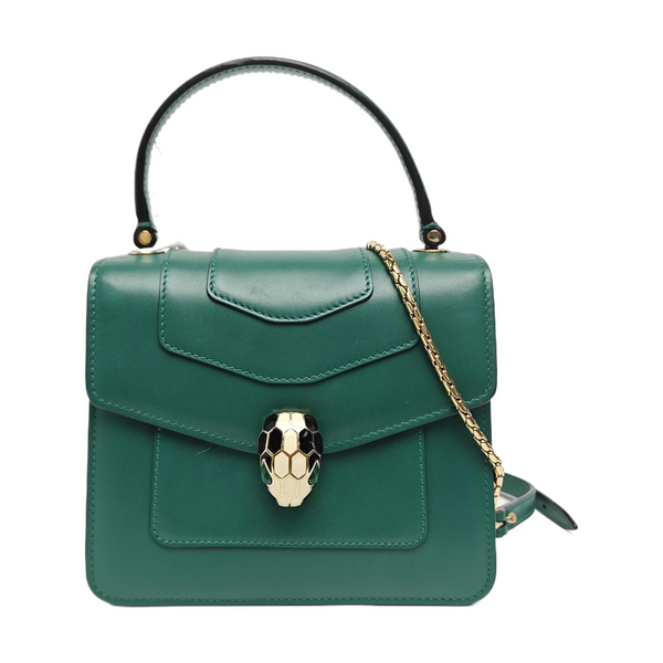 SERPENTI FOREVER Calfskin Green