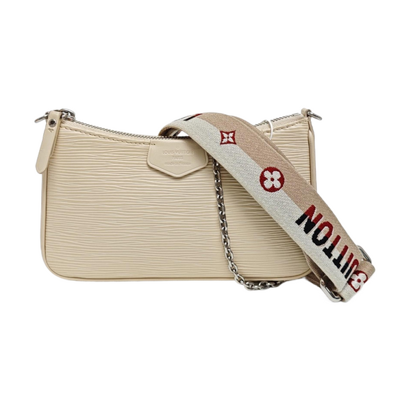 EASY POUCH ON STRAP Epi Beige