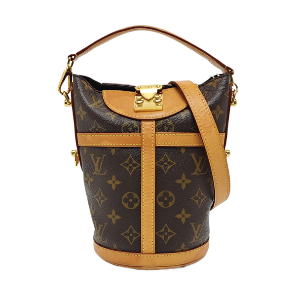 DUFFLE Monogram Coated Canvas Brown