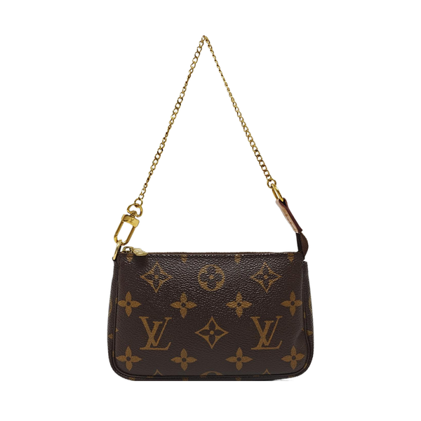 ACCESSOIRES Mini Monogram Coated Canvas Brown