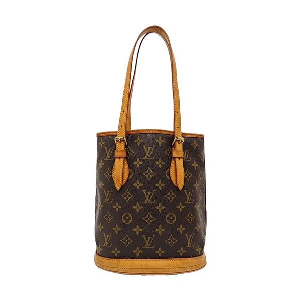 BUCKET PM Monogram Coated Canvas Brown